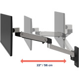 Support mural Ergotron Lx Pro Arm Single Display Wall Mount P (45-683-026)