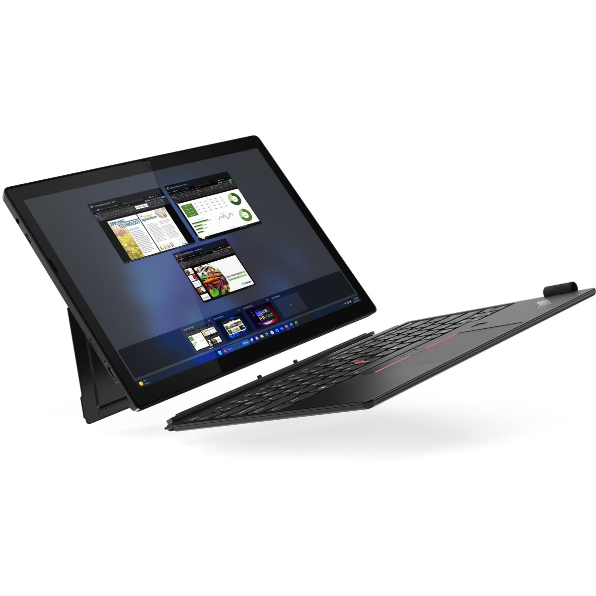 Ordinateur portable Lenovo ThinkPad X12 Detachable Gen 2 Black (21LK001XFR) - photo 2