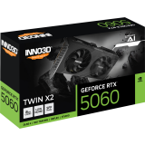 Carte graphique NVIDIA GeForce RTX 5060 INNO3D Twin X2 V2 8GB (N50602-08D7-198072N)