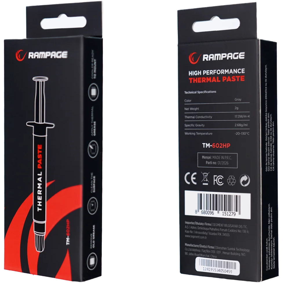Pâte thermique Rampage TM-602HP - photo 4