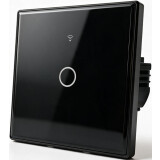 Interrupteur intelligent Qoltec Smart Touch 1-Gang Light Switch Black (52711)