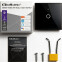 Interrupteur intelligent Qoltec Smart Touch 1-Gang Light Switch Black - 52711 - photo 3