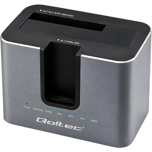 Station d'accueil pour SSD/HDD Qoltec 52631 - photo 2
