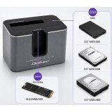 Station d'accueil pour SSD/HDD Qoltec 52631