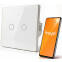 Interrupteur intelligent Qoltec Smart Touch 2-Gang Light Switch White - 52716