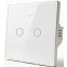 Interrupteur intelligent Qoltec Smart Touch 2-Gang Light Switch White - 52716 - photo 2