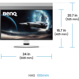 Écran BenQ 27" EX271QMZ Mobiuz OLED