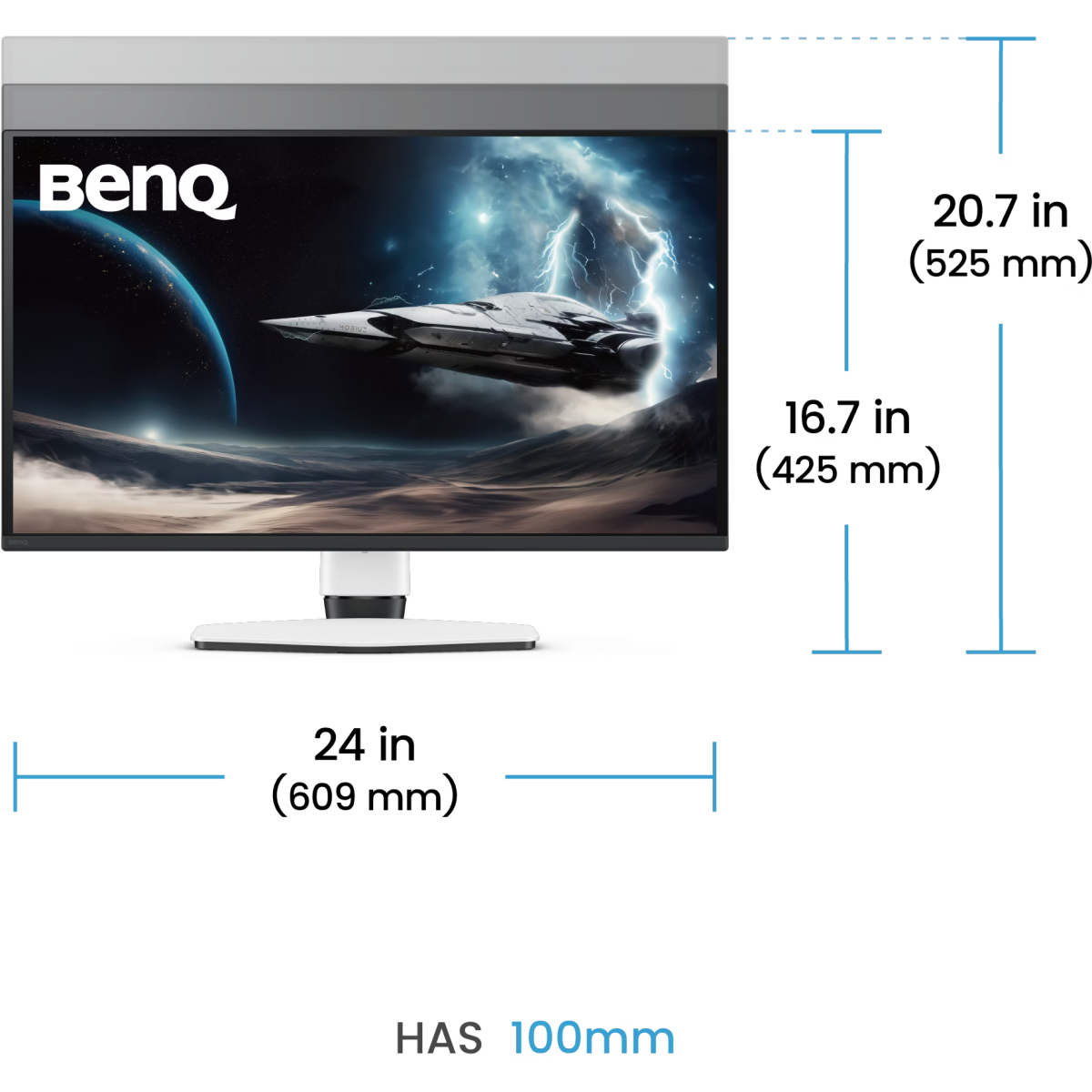Écran BenQ 27" EX271QMZ Mobiuz OLED - photo 12