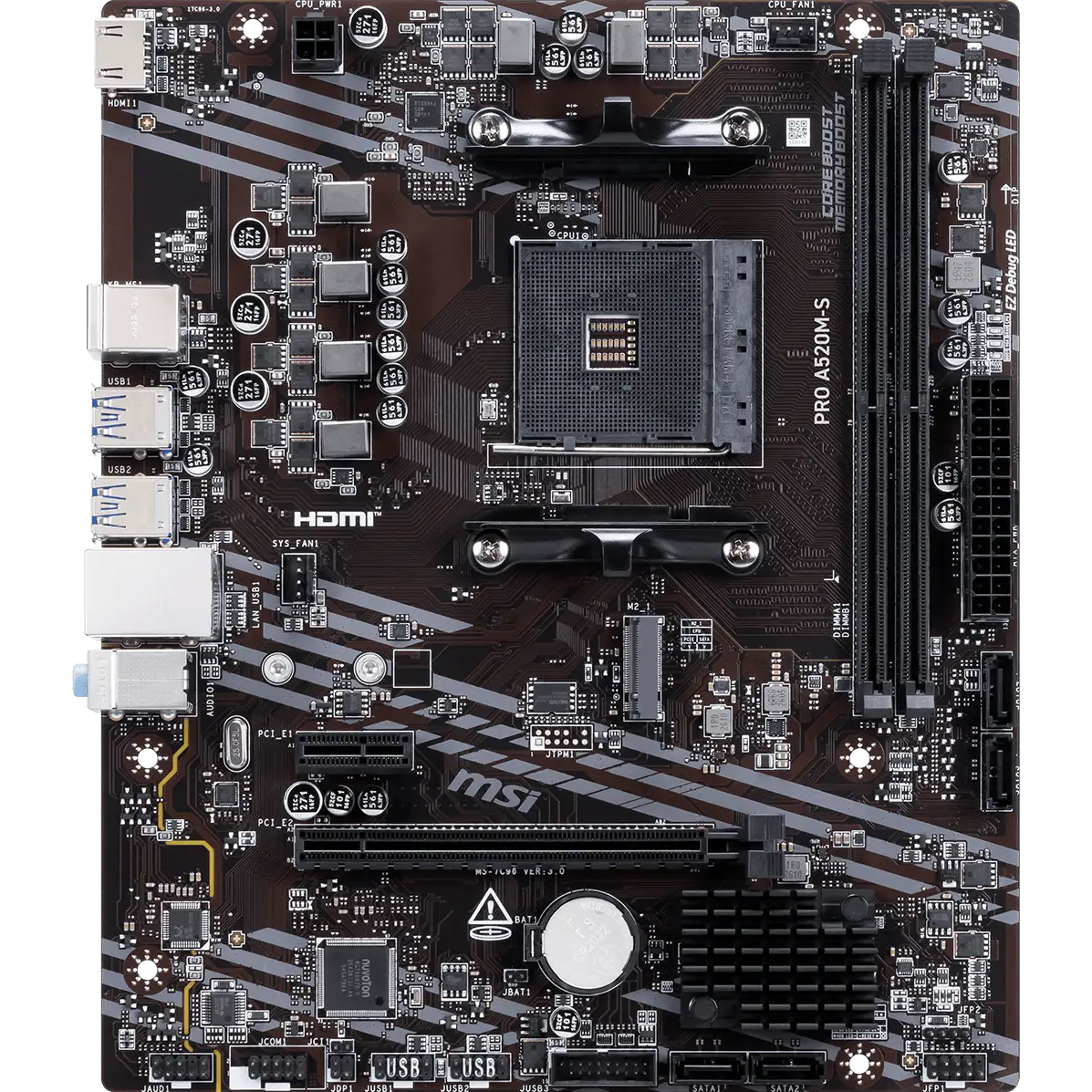 Carte mère MSI PRO A520M-S