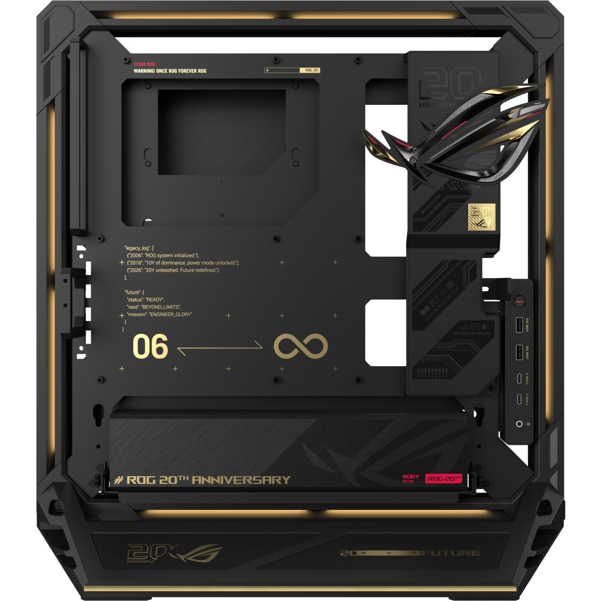 Boîtier ASUS GR20 Edition 20 Black - 90DC0100-B09000 - photo 4