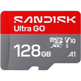 Carte mémoire 128GB MicroSD SanDisk Ultra GO (SDSQUGN-128G-GN6MN)