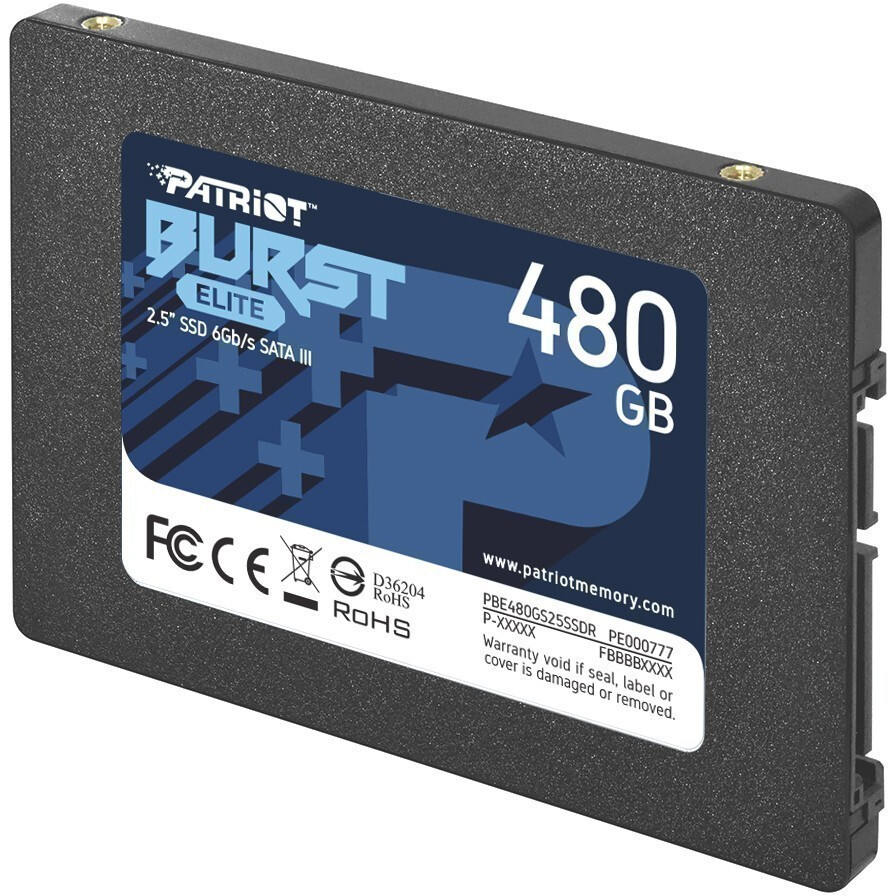 SSD disks 480Gb Patriot Burst Elite (PBE480GS25SSDR)