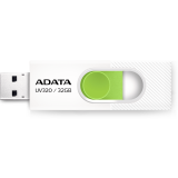 clé USB flash 32GB ADATA UV320 White/Green (AUV320-32G-RWHGN)