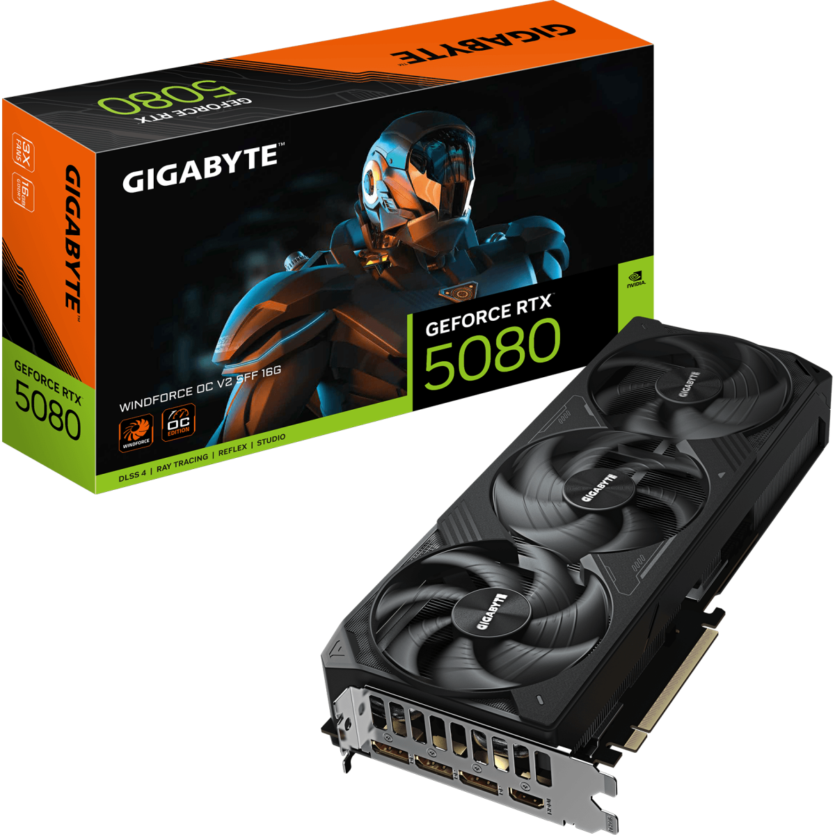 Carte graphique NVIDIA GeForce RTX 5080 Gigabyte WINDFORCE OC V2 SFF 16GB (GV-N5080WF3OCV2-16GD) - photo 10