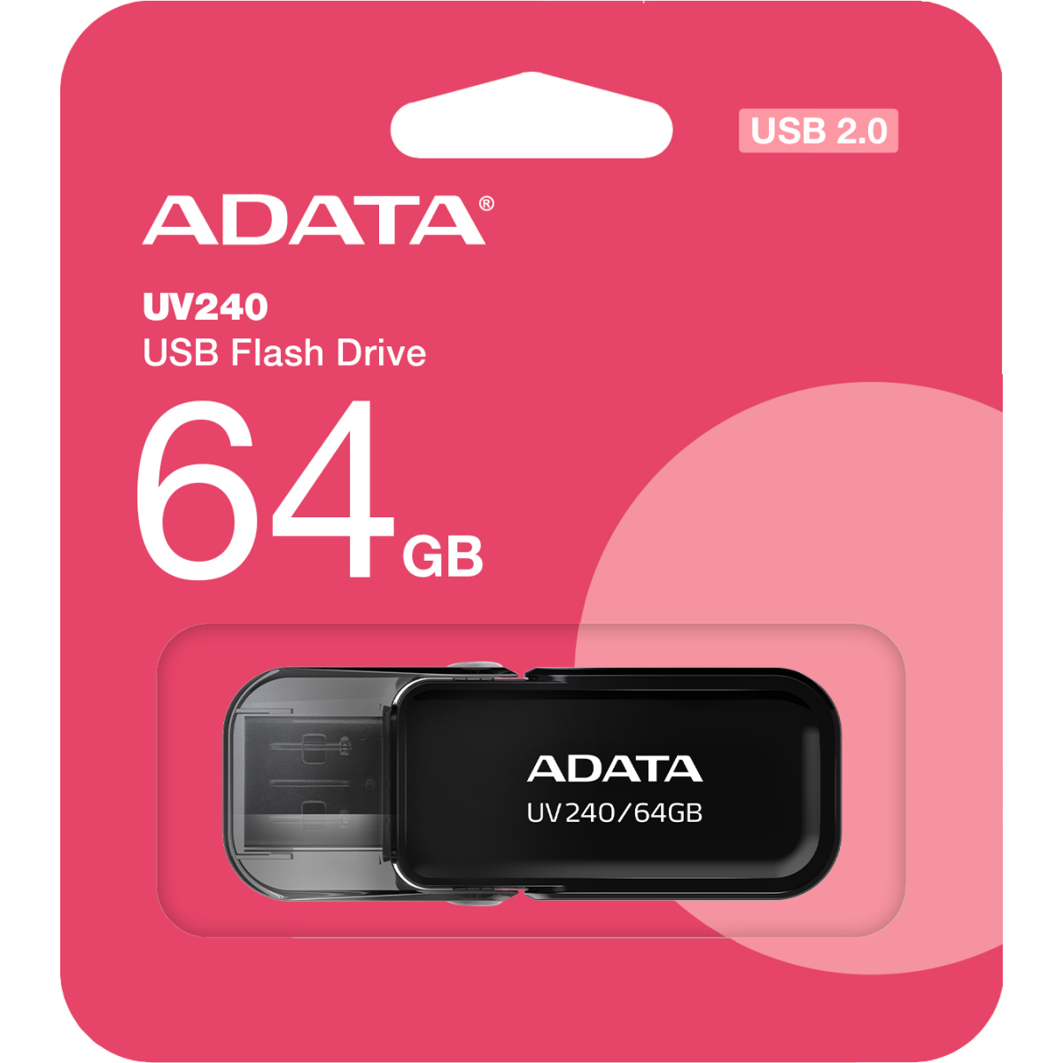 clé USB flash 64GB ADATA UV240 Black - AUV240-64G-RBK - photo 3