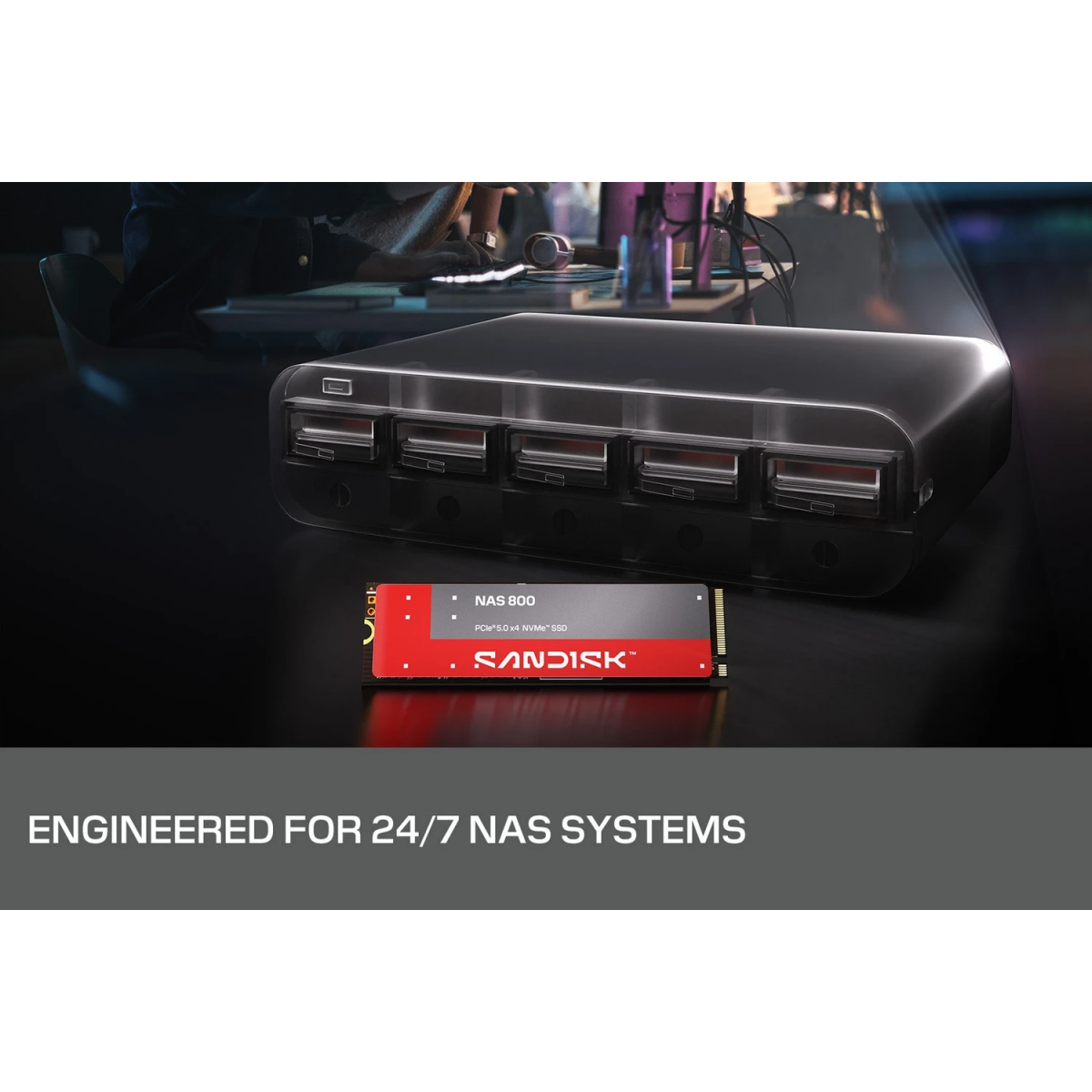 Stockage SSD 960GB SanDisk NAS 800 (SDSNP2960GAN) - photo 3