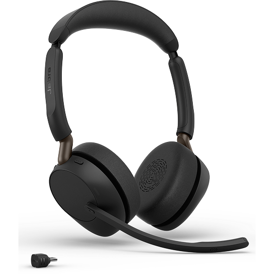Casque audio Jabra Evolve3 65 UC - USB-C with Dongle - Stereo Charging Stand - 36599-989-889 - photo 2
