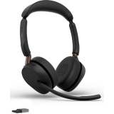 Casque Jabra Evolve3 65 MS - USB-A with Dongle - Stereo Charging Stand (36599-999-989)