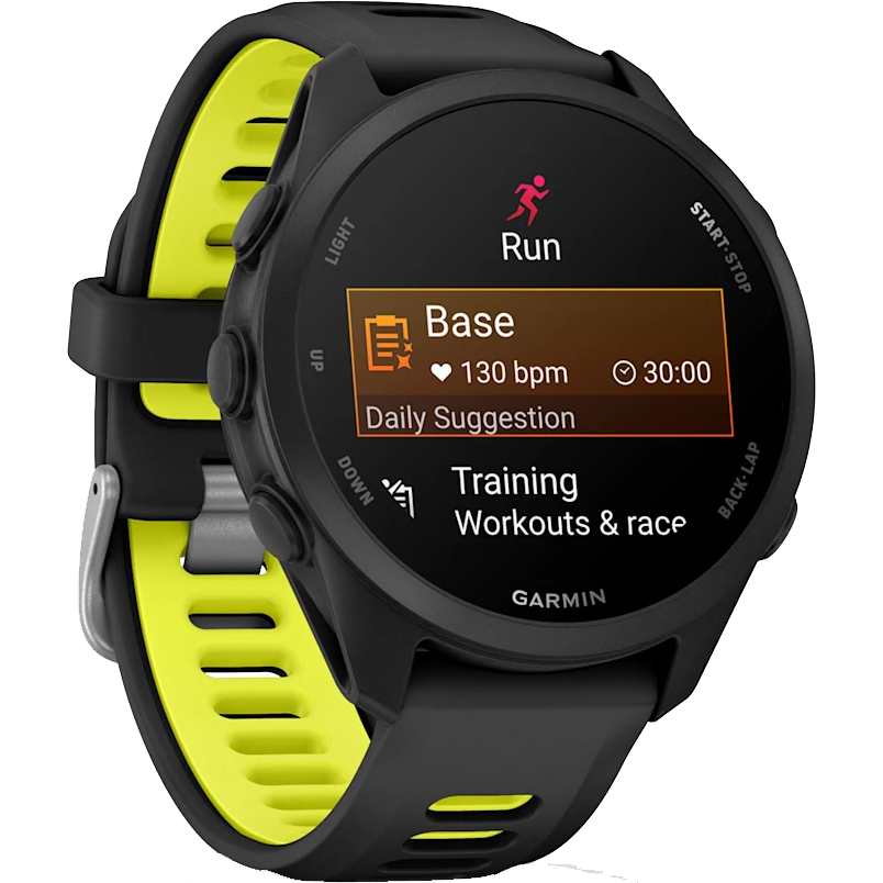Montres connectées Garmin Forerunner 170 Black with Black/Amp Yellow Band - 010-03920-00 - photo 3