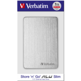 Disque dur externe 1TB Verbatim Store 'n' Go ALU Slim Silver (53663)
