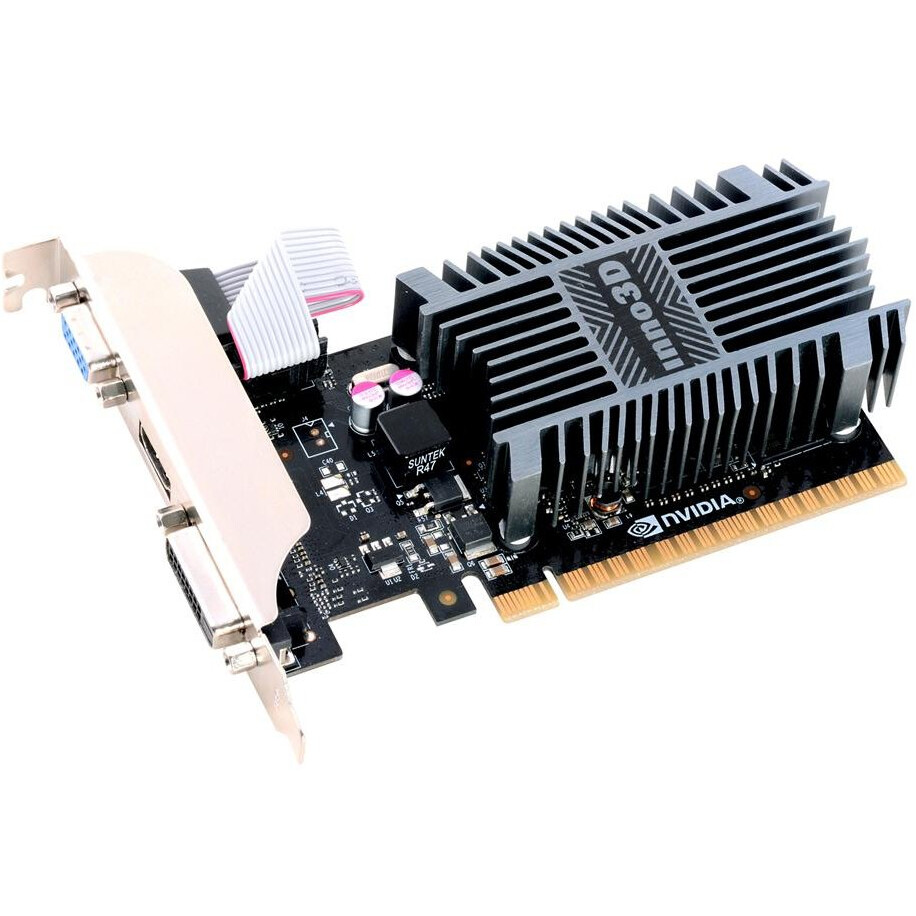 Carte graphique NVIDIA GeForce GT 710 INNO3D 2GB (N710-1SDV-E3BX)