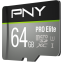 Carte mémoire 64GB MicroSD PNY PRO Elite + SD adapter (P-SDU64GV31100PRO-GE) - photo 2