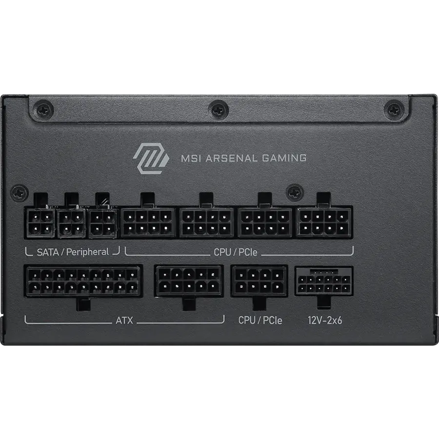 Alimentation électrique 1000W MSI MAG A1000PLS PCIE5 - 306-7ZPNY11-CE0 - photo 3