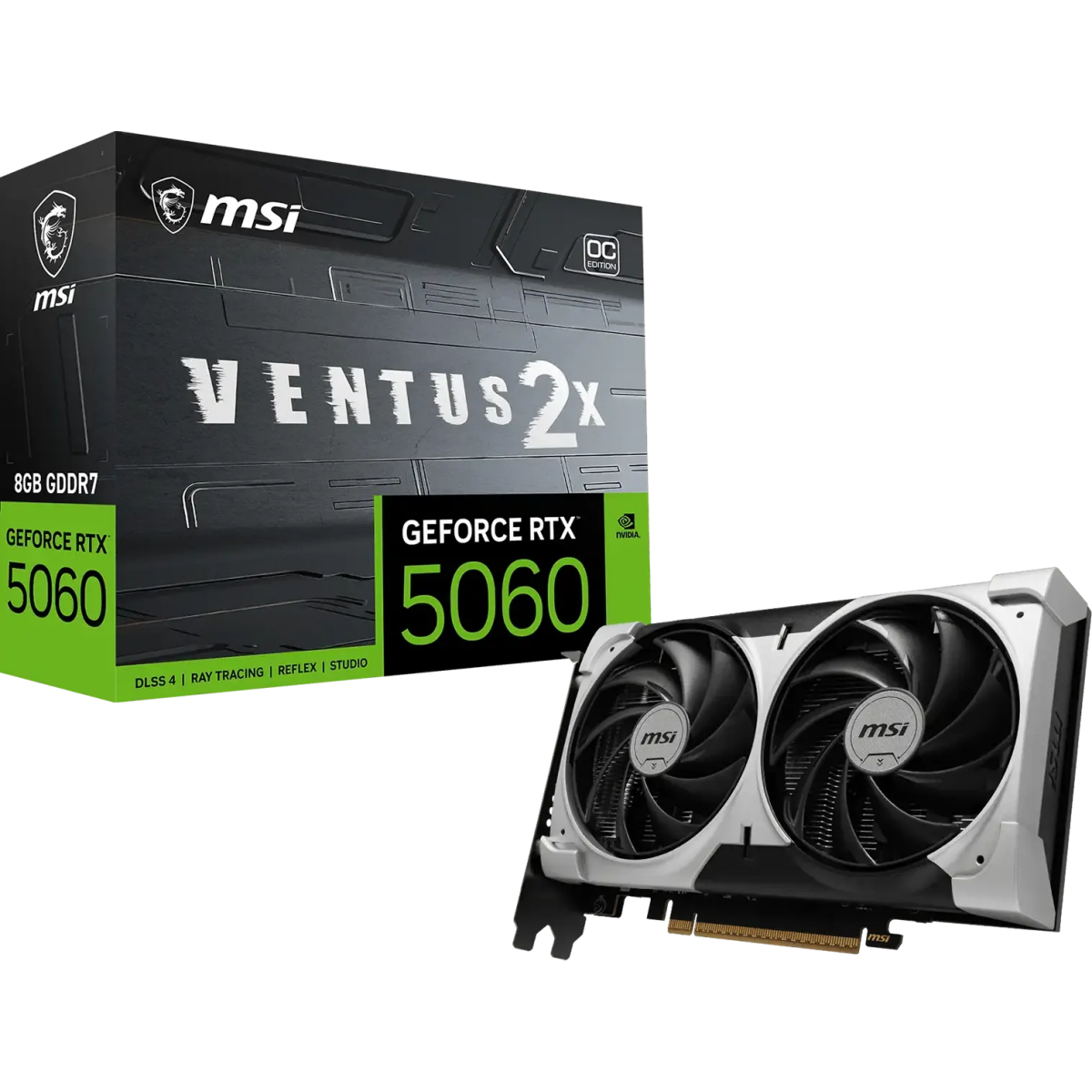 Видеокарта NVIDIA GeForce RTX 5060 MSI OC 8GB (RTX 5060 8G VENTUS 2X OC V1) - photo 5
