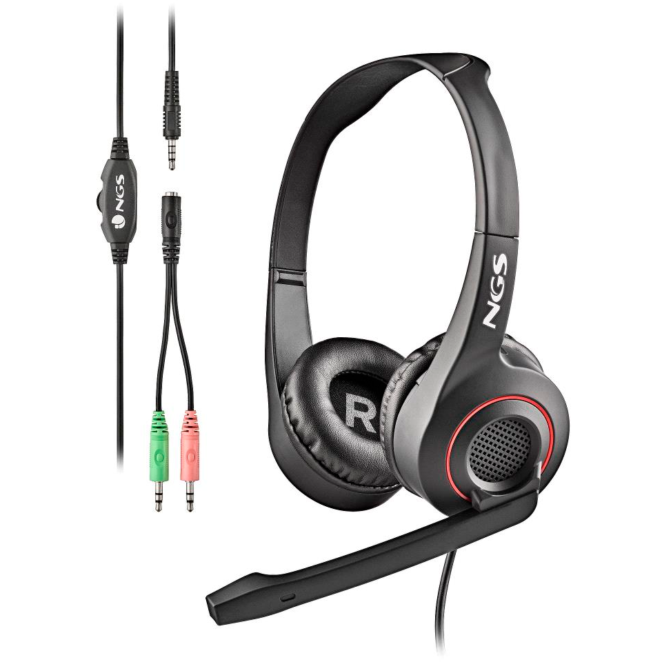 Casque audio NGS MSX 10 Pro Black - MSX10PRO