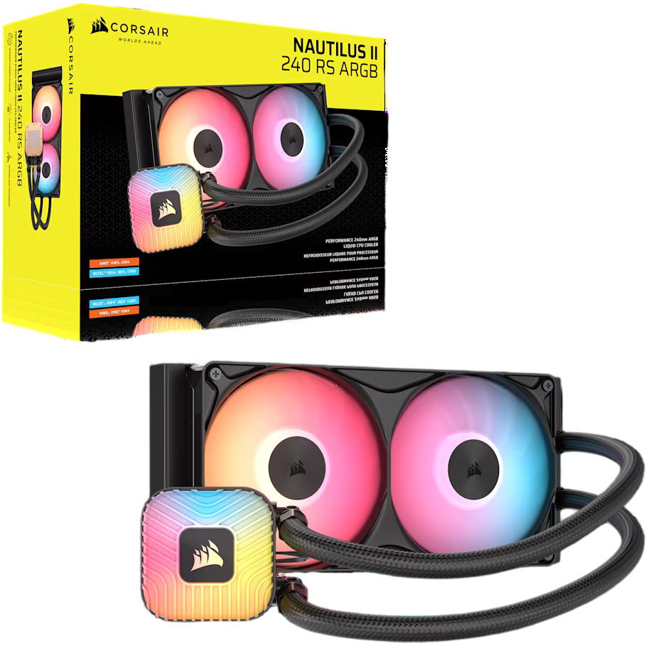 Système de refroidissement liquide Corsair NAUTILUS II 240 RS ARGB Black (CW-9061047-WW) - photo 3