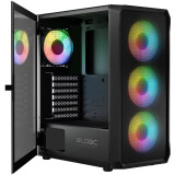Boîtier Logic Concept Portos ARGB Midi Black (AT-PORTOS-10-0000000-0002)