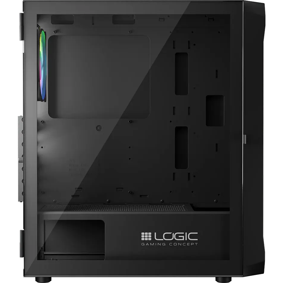 Boîtier Logic Concept Portos ARGB Midi Black - AT-PORTOS-10-0000000-0002 - photo 6