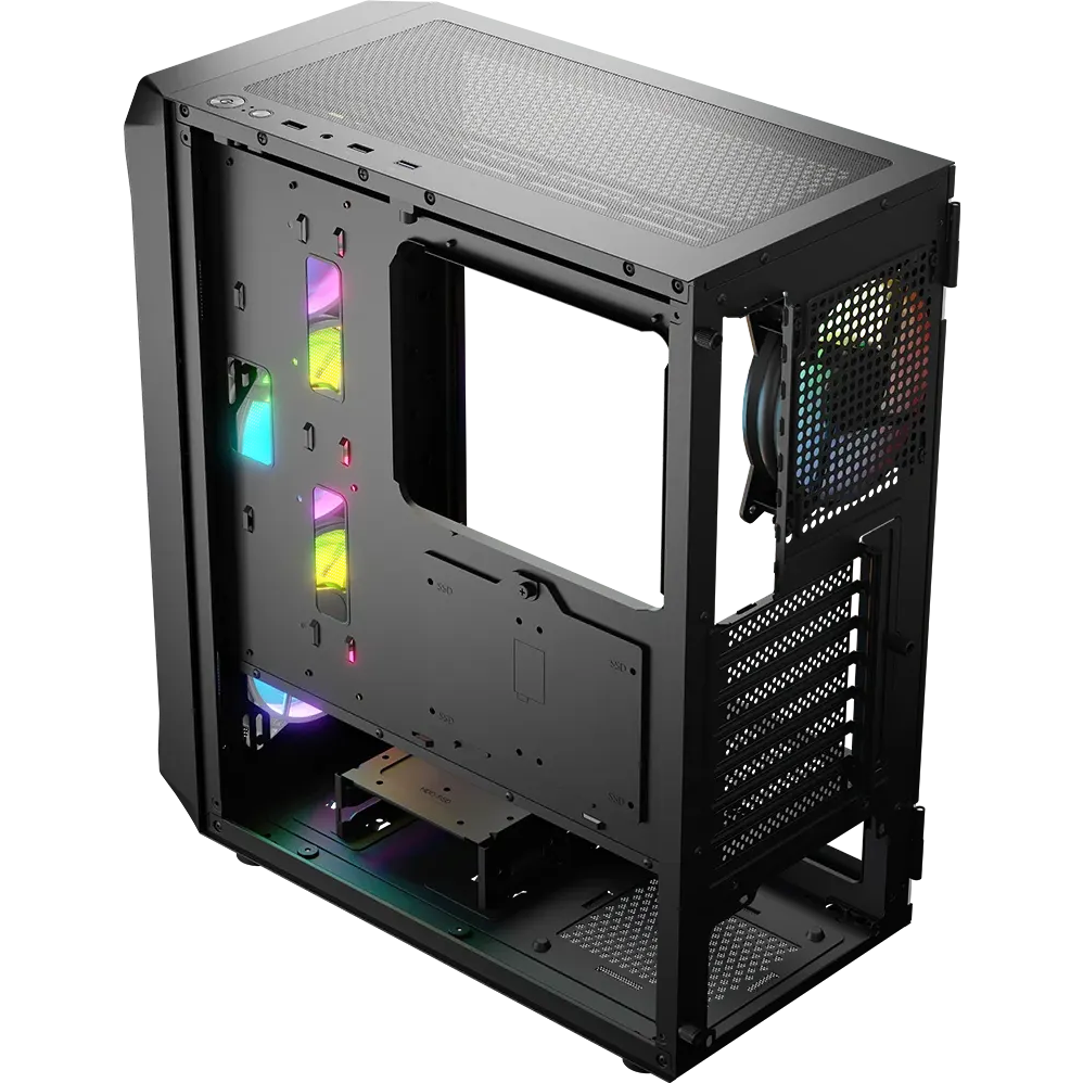 Boîtier Logic Concept Portos ARGB Midi Black - AT-PORTOS-10-0000000-0002 - photo 8
