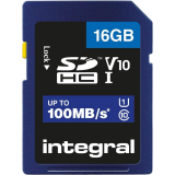 Carte mémoire 16GB SD Integral (INSDH16G-100V10)