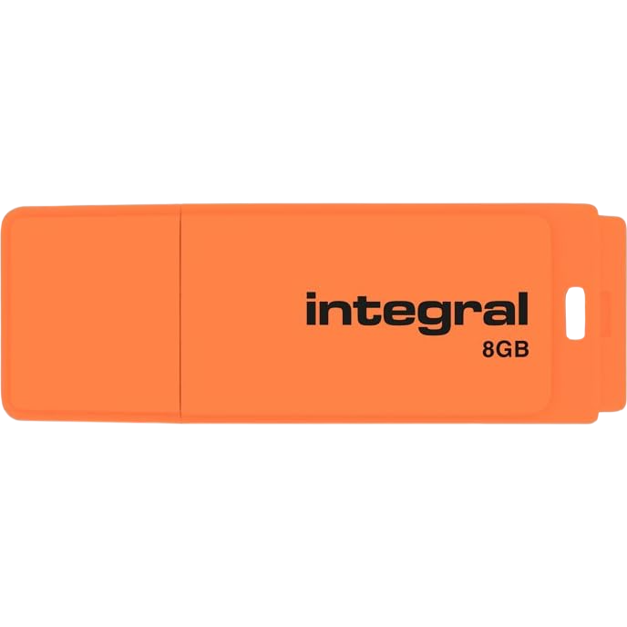 clé USB flash 8GB Integral Neon Orange (INFD8GBNEONOR) - photo 2