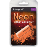 clé USB flash 32GB Integral Neon Orange (INFD32GBNEONOR)
