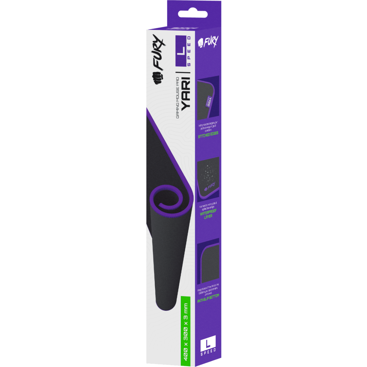 Tapis de souris Fury Yari Speed L Black - YARI SPEED - photo 5