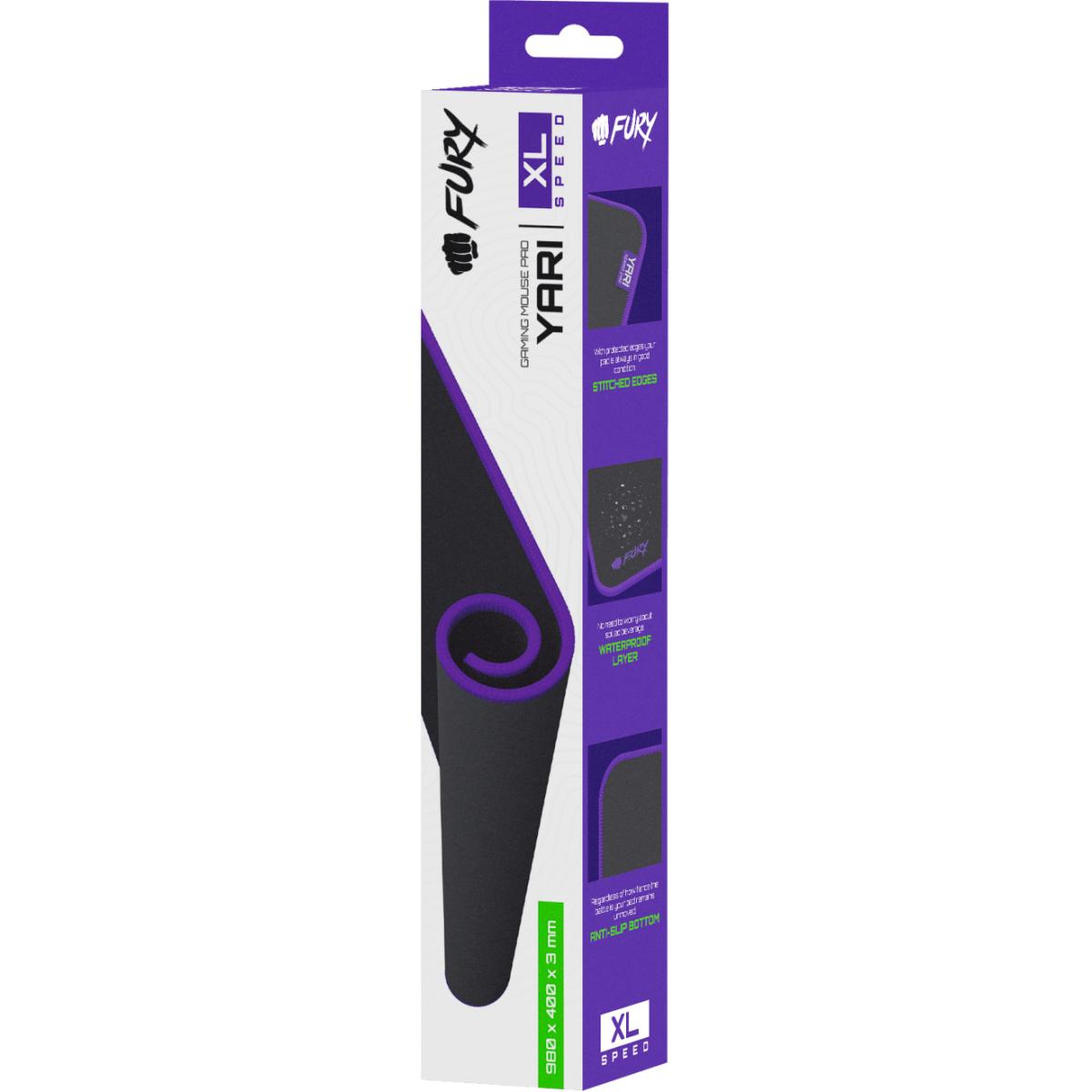 Tapis de souris Fury Yari Speed XL Black - YARI SPEED - photo 5