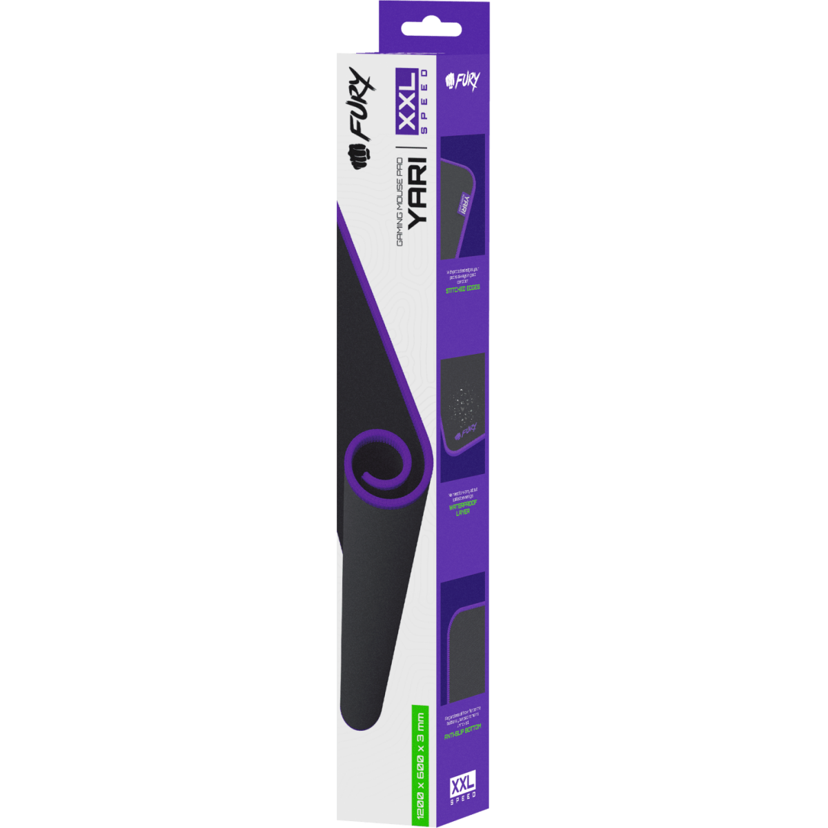 Tapis de souris Fury Yari Speed XXL Black - YARI SPEED - photo 5