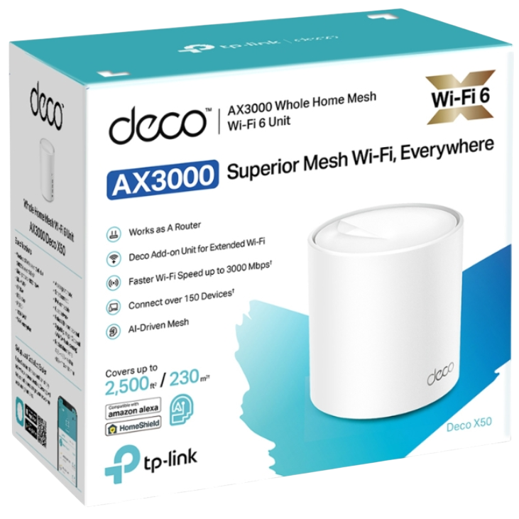 Routeur Mesh TP-Link Deco X50 (1 pc) - DECO X50(1-PACK) - photo 2