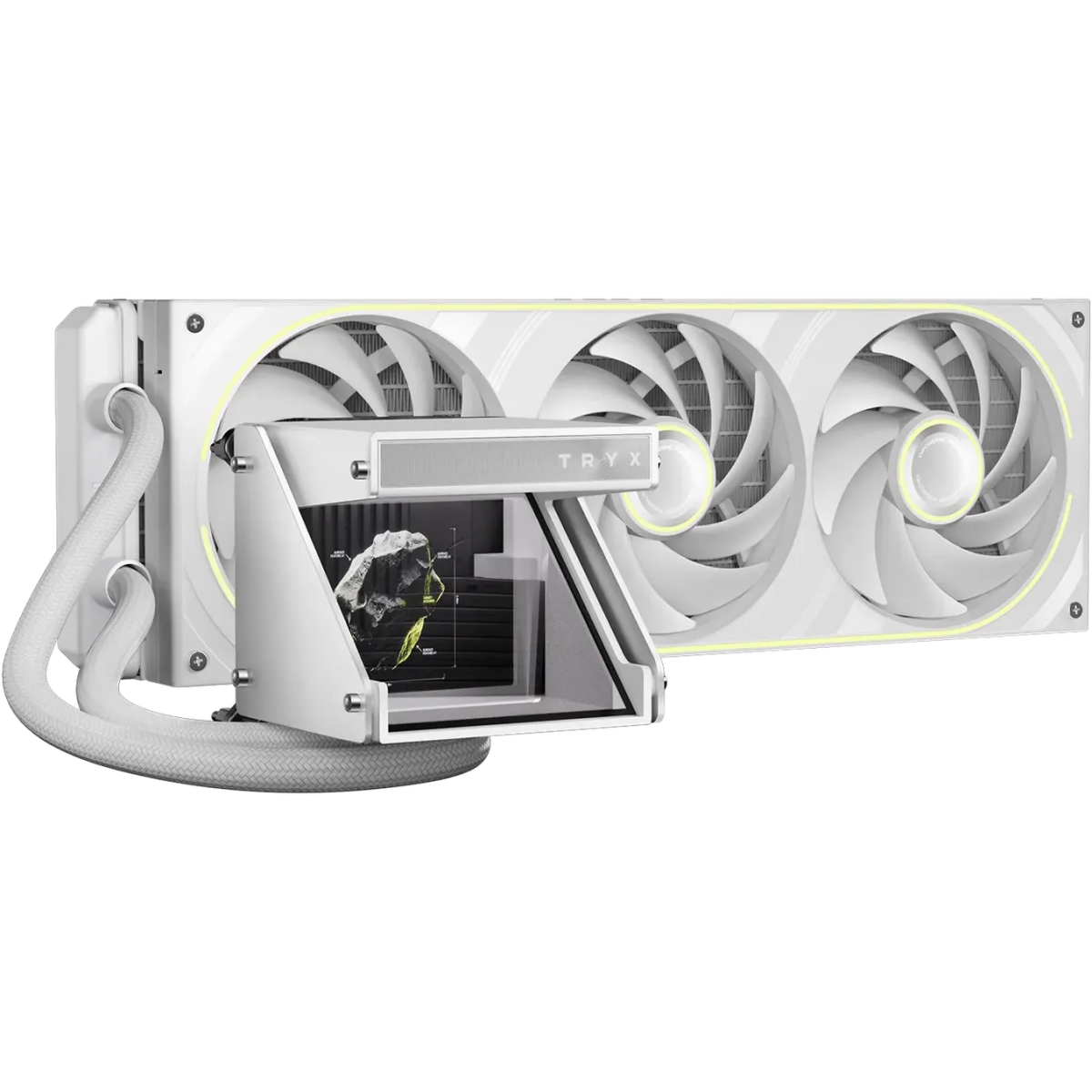 Système de refroidissement liquide TRYX Holo RGB 360 White - L-H360A-DM3M-G0W - photo 2