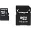 Carte mémoire 128GB MicroSD Integral + SD adapter (INMSDX128G10-90U1)