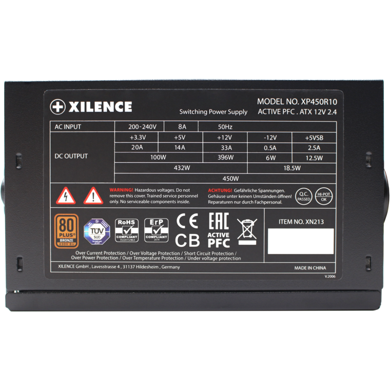 Alimentation électrique 450W Xilence XP450R10 - XN213 - photo 3