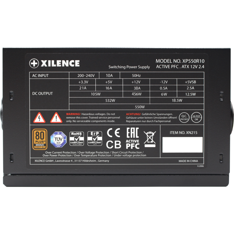 Alimentation électrique 550W Xilence XP550R10 - XN215 - photo 3