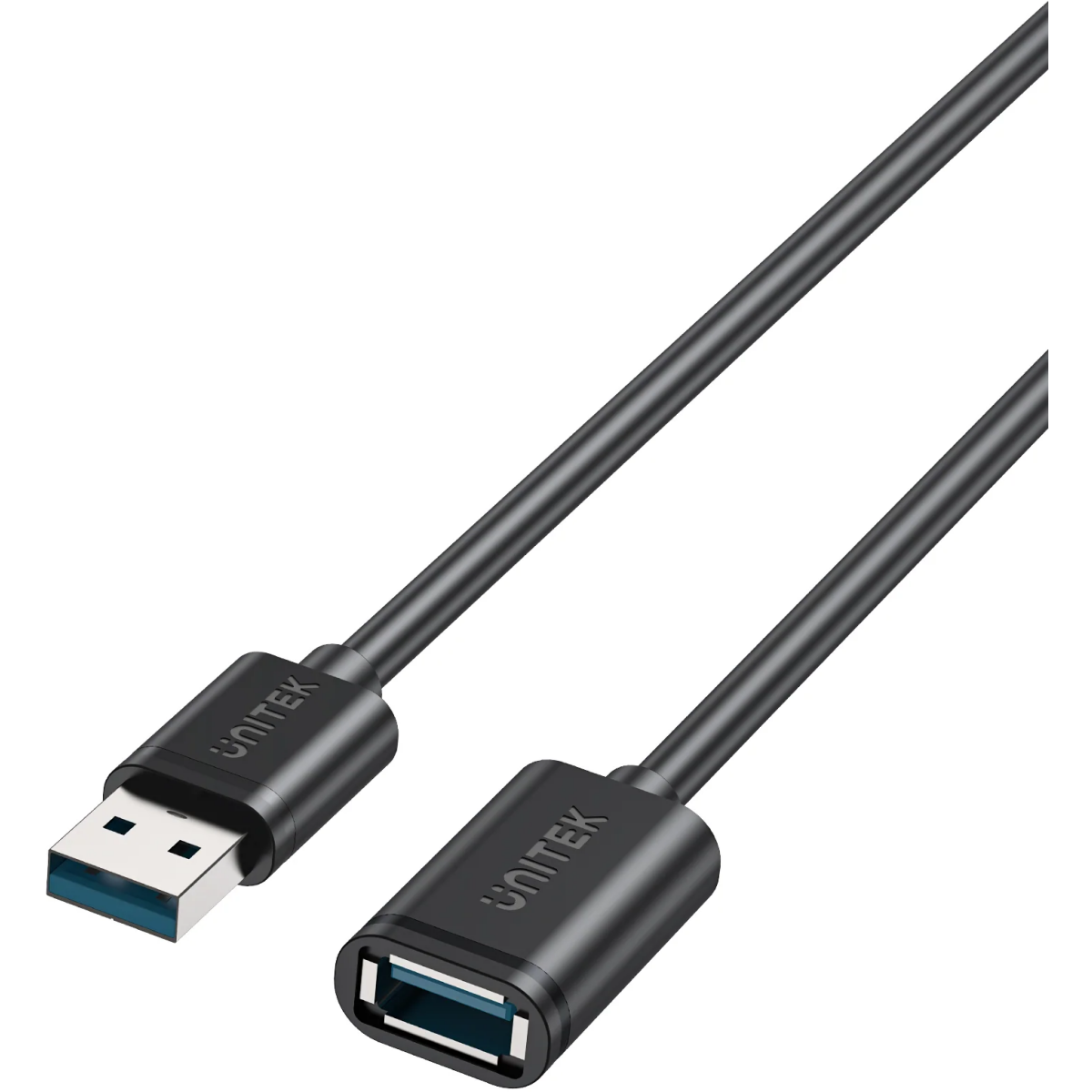 Кабель удлинительный USB A (M) - USB A (F), 3m, UNITEK Y-C1479BBK03 - photo 2
