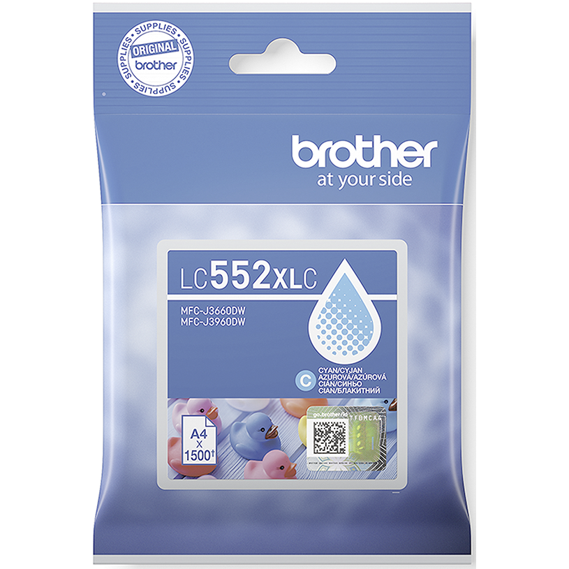 Cartouche Brother LC-552XLC Cyan - LC552XLC