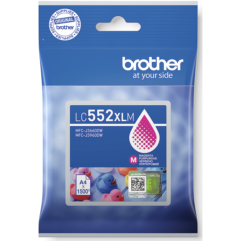Cartouche Brother LC-552XLM Magenta - LC552XLM
