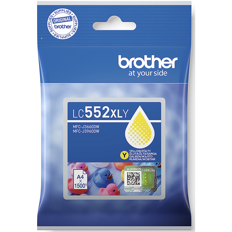Cartouche Brother LC-552XLY Yellow - LC552XLY