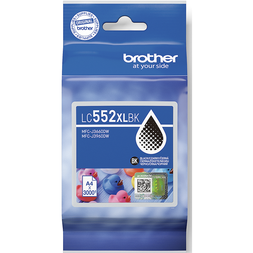 Cartouche Brother LC-552XLBK Black - LC552XLBK