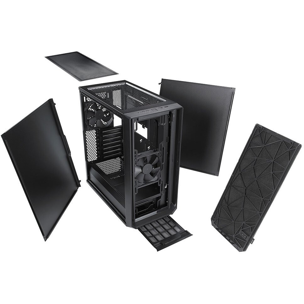 Datoru korpuss Fractal Design Meshify C Black - FD-CA-MESH-C-BKO - foto 12